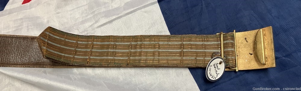 Indian War Period U.S. Infantry Officer's Dress Belt and Belt Plate-img-6