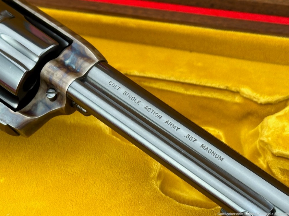 2ND GEN 1971 Colt SAA 7 1/2" Royal Blue 357 Magnum |*PRISTINE / UNFIRED*|-img-8