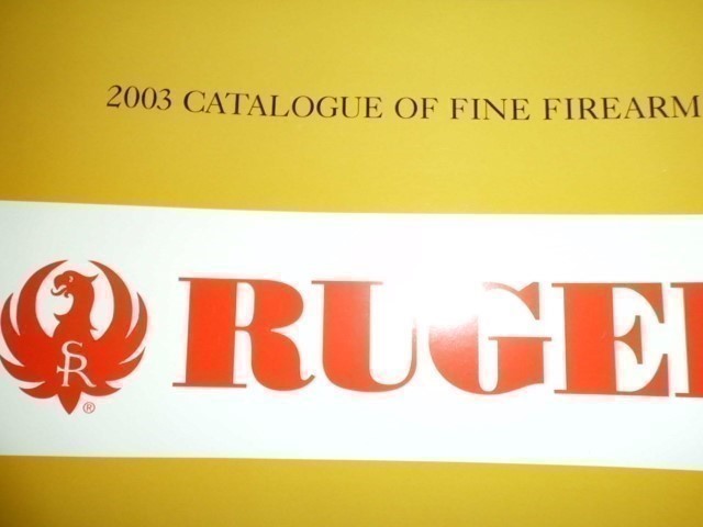 RUGER 2003 CATALOG NICE-img-1
