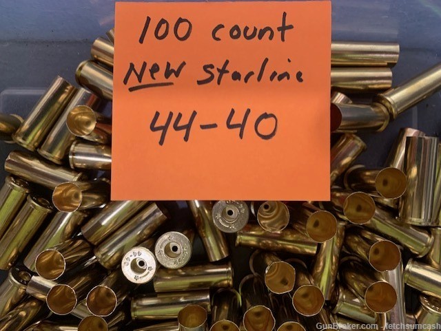 100 Count New Starline 44-40 Brass-img-0