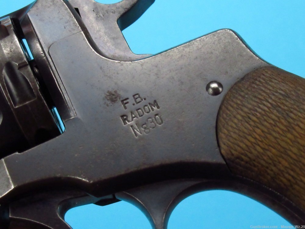 Rare 1935 Pre WWII Polish Eagle NG30 Nagant Radom Revolver 7.62x38 mm-img-1