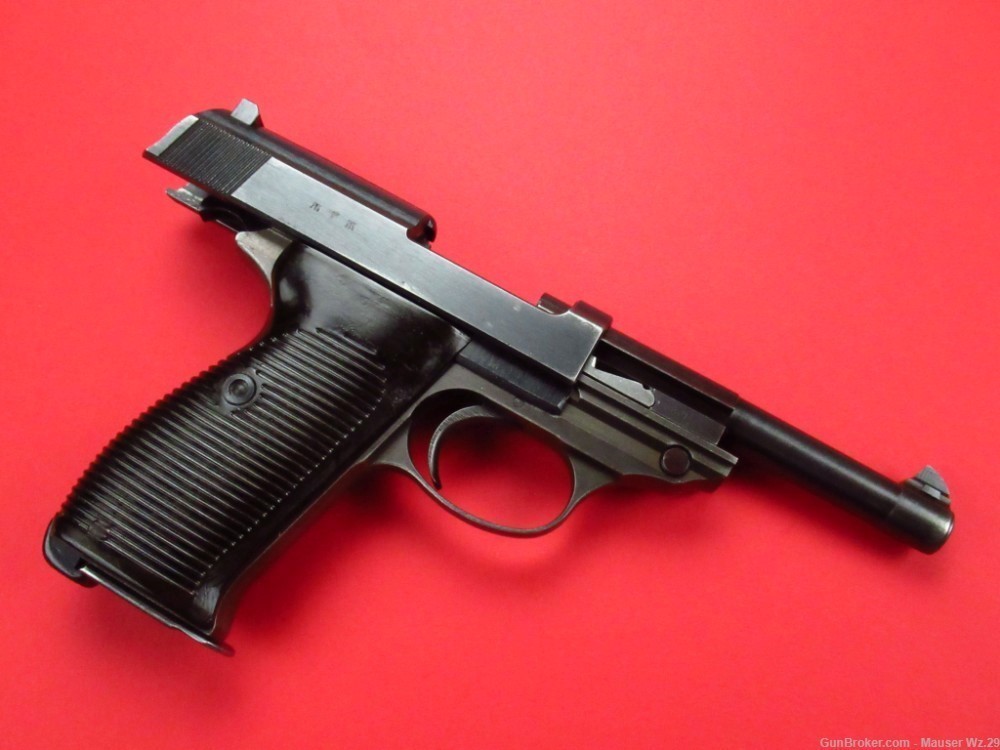 Rare 1942 WWII 1st Variant German Walther P38 pistol AC42 German 9mm Luger-img-73