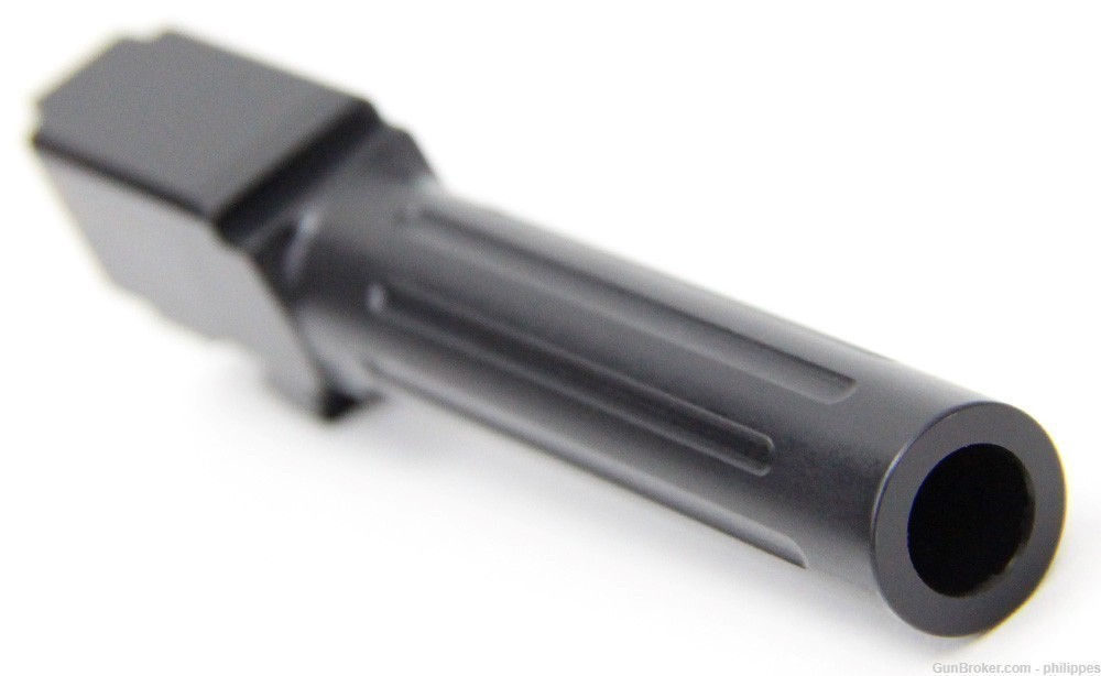 AlphaWolf Glock 19 Barrel 9mm AW-19N - Fluted with Black Nitride-img-4