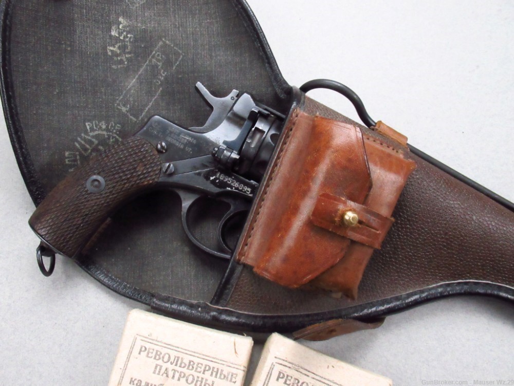 Nice pre WWII 1931 Russian Tula Nagant revolver M1895 - WW2 7.62mm mosin-img-65