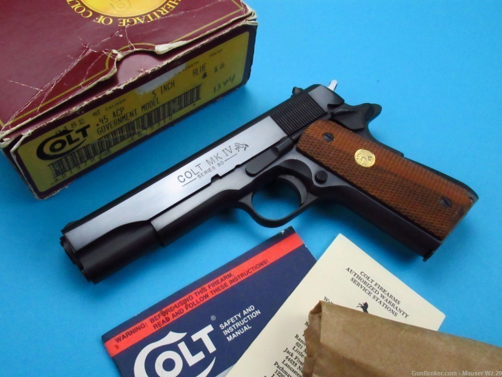 Nice 1988 COLT 1911 Government Automatic. 45 ACP - 1911a1 army 45-img-0