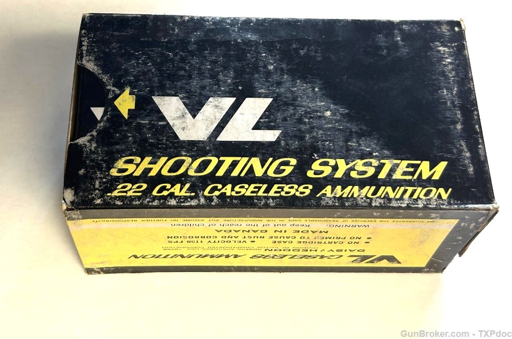 Daisy Manufacturing Co-V/L Caseless Ammunition-22 LR-NOS-img-0
