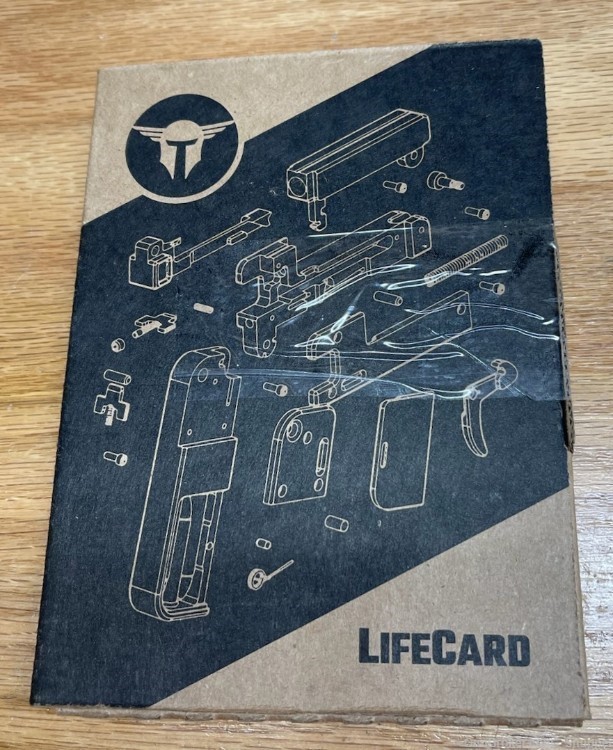 Trailblazer LifeCard Black .22 LR Folding Credit Card Pistol 22LR LC1 Alumi-img-2