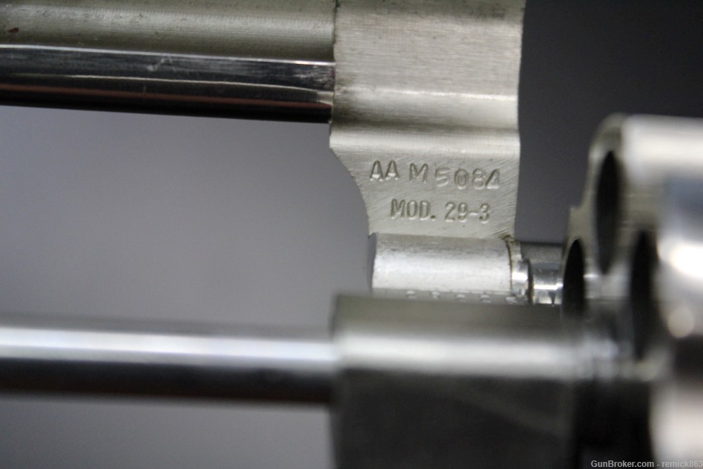 Smith Wesson Model 29-3 6” Nickel 44 Mag Spl DA/SA TH TT 1982 S&W – Nice!-img-38