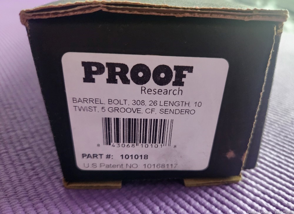 Proof Research. 308 rifle barrel. NEW  # 101018 /Remington 700, FREE SHIP.-img-3