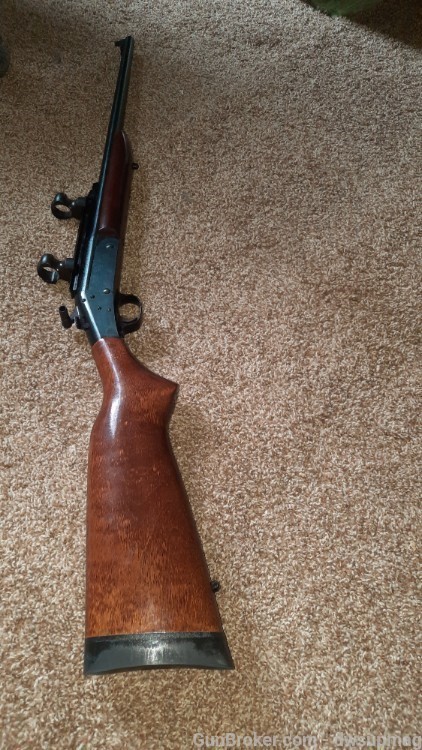 H&R Harrington Richardson handi-rifle single shot 22 hornet SB-2-img-0