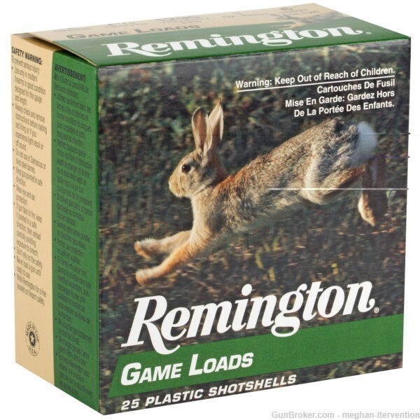 Remington Game Load 12 Gauge 2.75? #6 – 25 Rounds-img-1