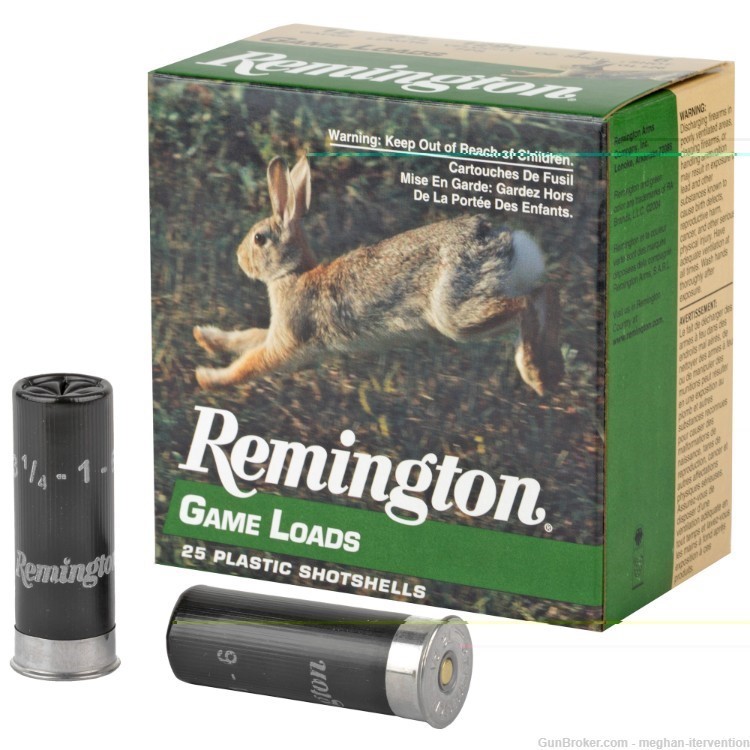 Remington Game Load 12 Gauge 2.75? #6 – 25 Rounds-img-0