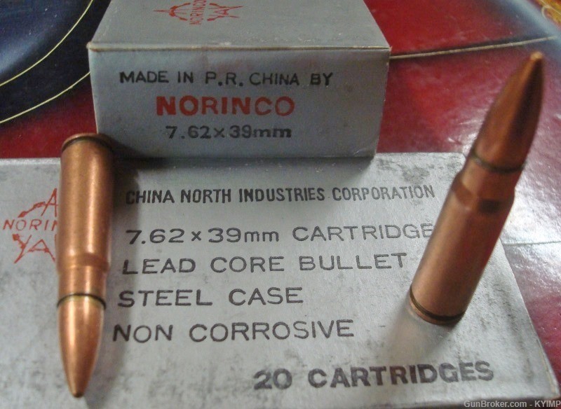 200 NORINCO 762x39 FMJ 122 grain Factory NEW CHINA ammo BANNED-img-2