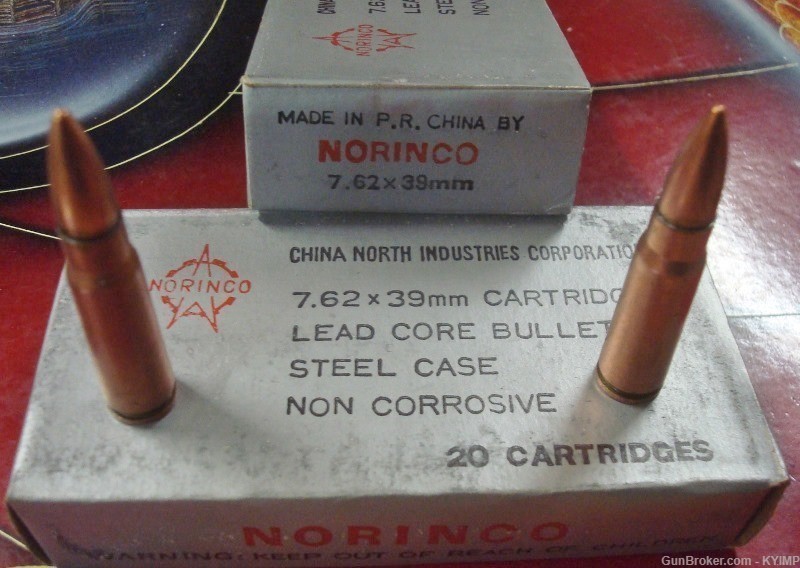 200 NORINCO 762x39 FMJ 122 grain Factory NEW CHINA ammo BANNED-img-0