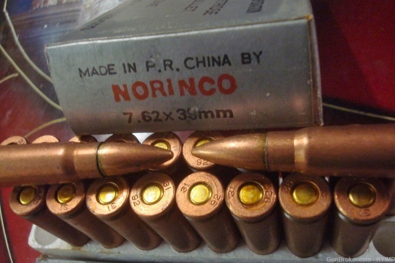 200 NORINCO 762x39 FMJ 122 grain Factory NEW CHINA ammo BANNED-img-3