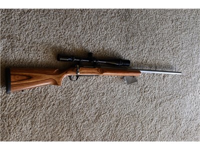 A VERY NICE RUGER M77 MKII IN 223 26" BURRIS 6-18 SCOPE WOW!