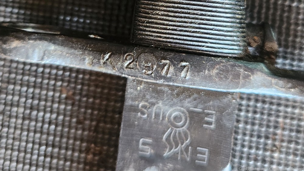 M1 Bayonet 10” Garand, "EN-US" etched on M3 Scabbard, metal tip Korean War-img-4