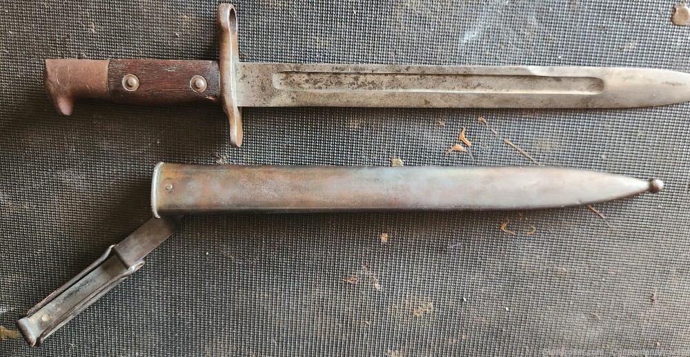 Krag Bayonet and Scabbard, dated 1903-img-2