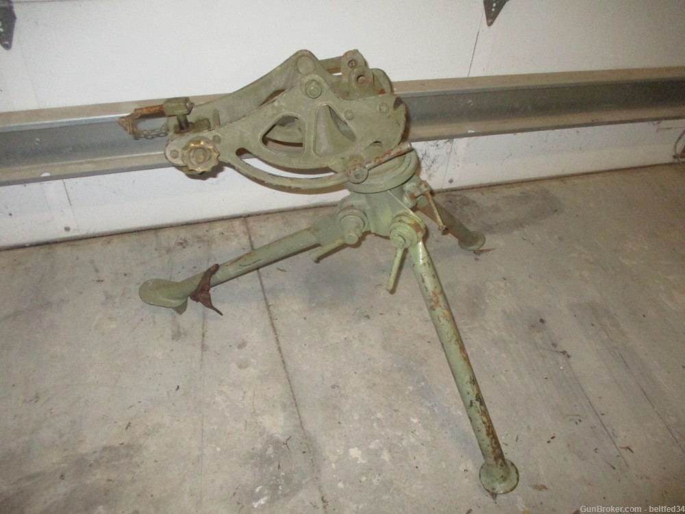 1917 Browning Water Cooled Machine Gun Tripod and Cradle-img-0