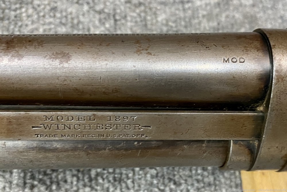 Winchester Model 1897 Shotgun Made in 1910 12 Gauge 30 inch Mod Choke-img-17