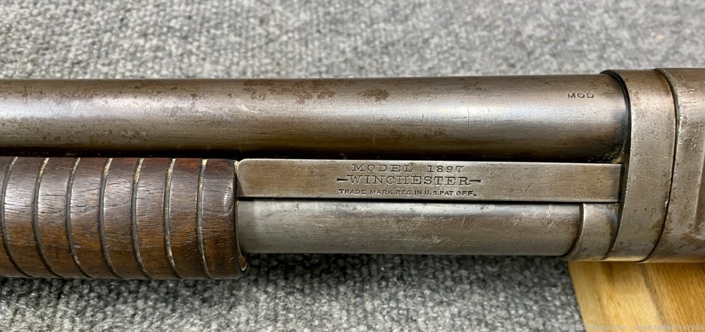 Winchester Model 1897 Shotgun Made in 1910 12 Gauge 30 inch Mod Choke-img-16