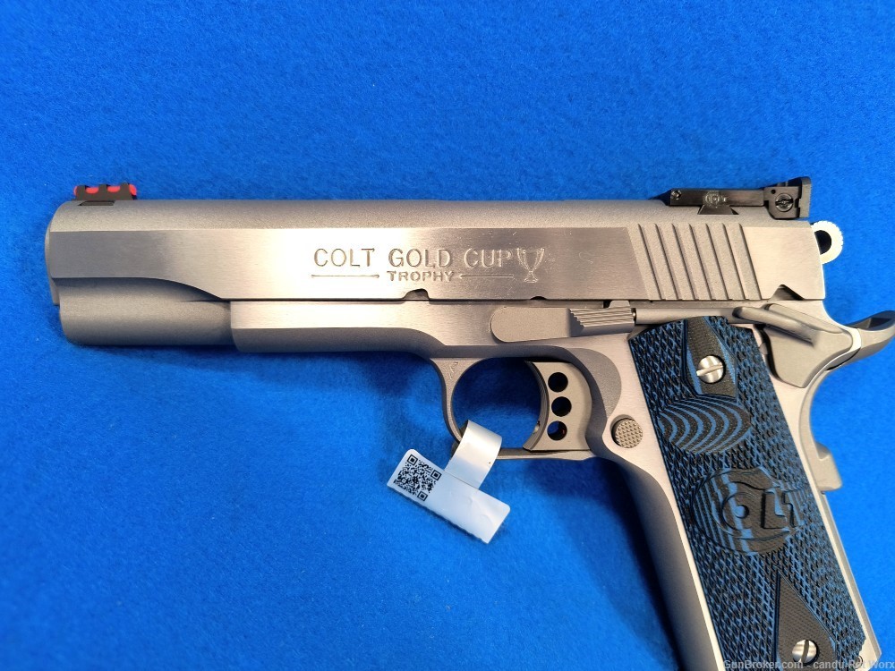 Colt 1911 Gold Cup Stainless Steel Series 70 .45ACP-img-4