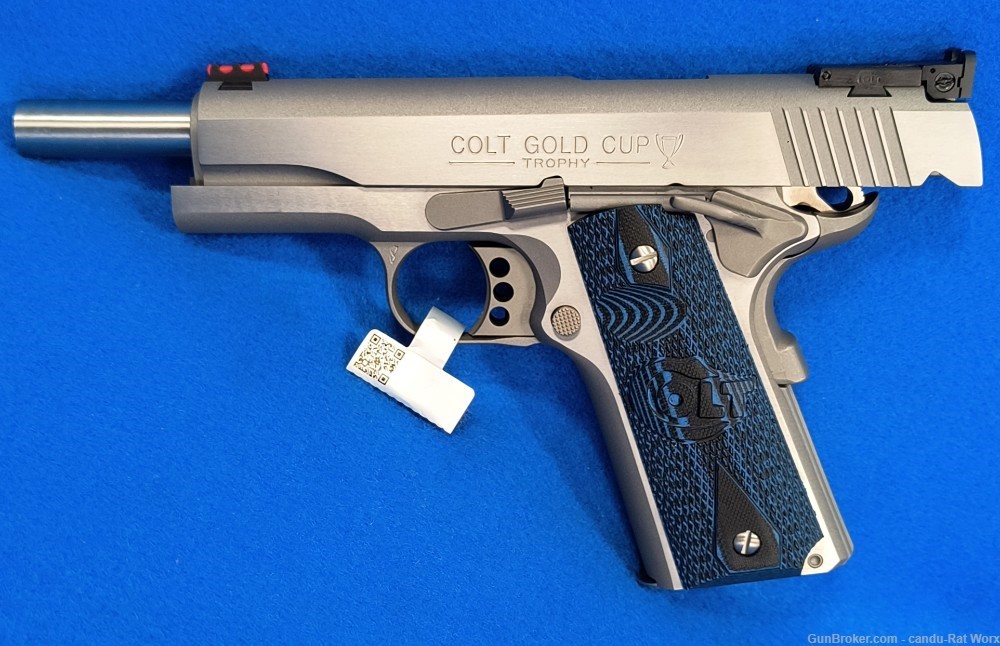 Colt 1911 Gold Cup Stainless Steel Series 70 .45ACP-img-14