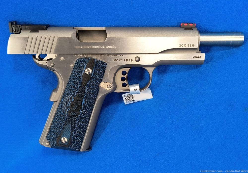 Colt 1911 Gold Cup Stainless Steel Series 70 .45ACP-img-13