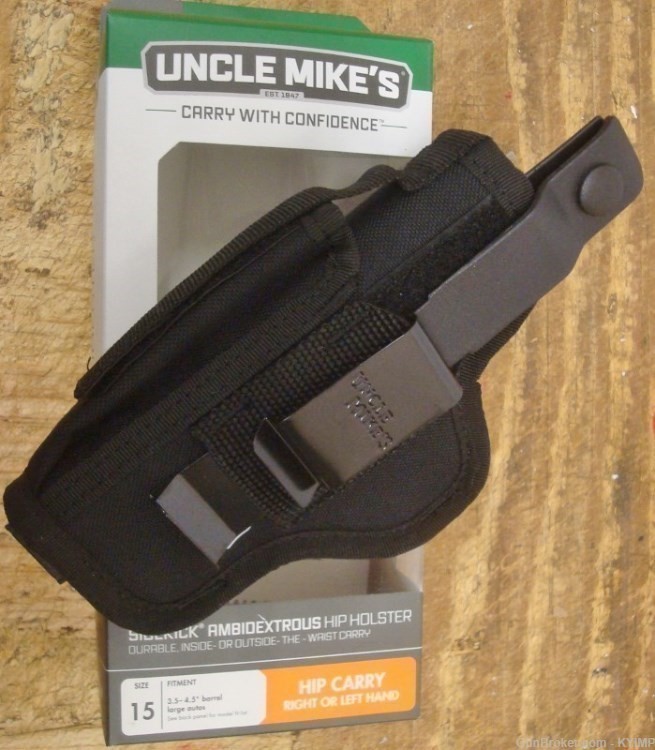 Uncle Mikes RH & LH SIDEKICK 70150 3.5-4.5 Lg Auto SA XDM 40 9mm XD 9mm 357-img-0