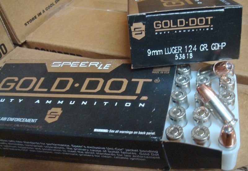 100 Speer 9mm Gold Dot 124 grain GDHP 9 mm ammunition 53618 new-img-3