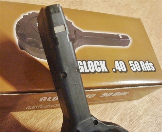 Glock 40 New 50 round Drum mag  Korean made-img-5