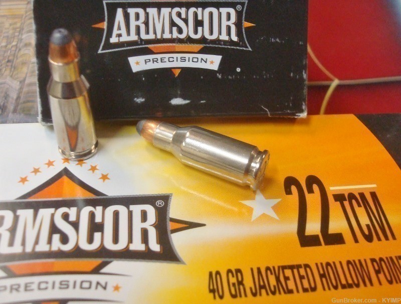 400 Armscor 22 TCM 40 grain JHP New ammunition 50326-img-2