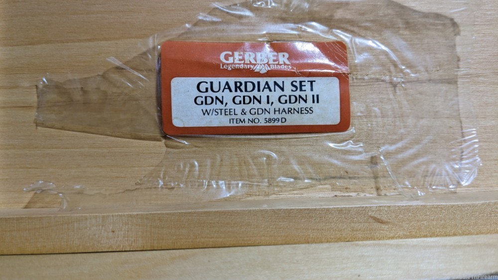 Gerber Guardian Set R. W. Loveless Edition S/N 0107 NOS Collectors Grade+-img-8