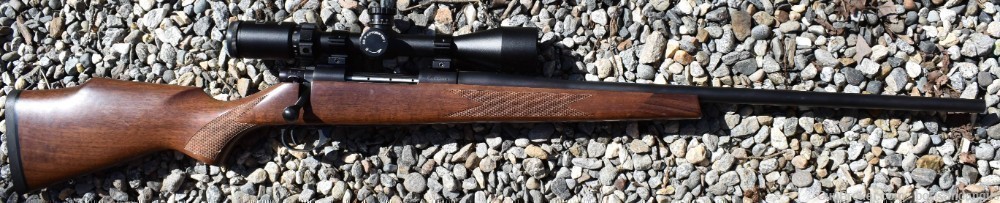 Weatherby Vanguard .270 Win bolt rifle blued scope-img-0