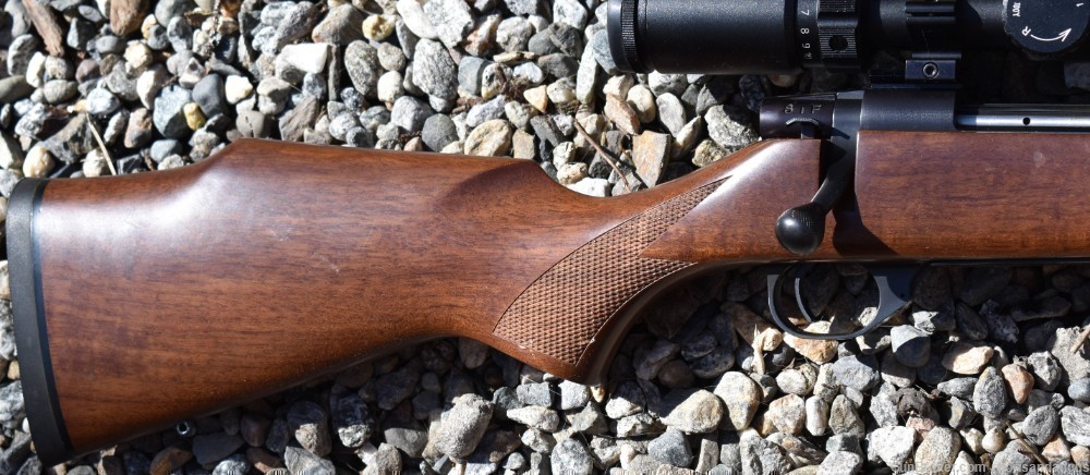 Weatherby Vanguard .270 Win bolt rifle blued scope-img-2