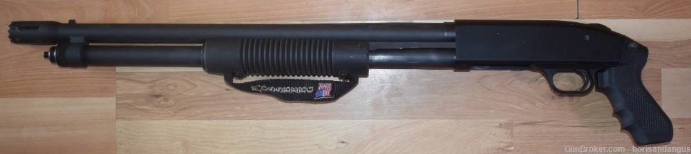 Mossberg 590 12 ga American Flag, 23" pistol grip 8 rd-img-1