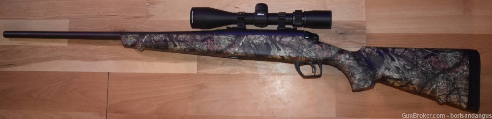 Remington 783 30-06 bolt action rifle 22" camo blued w/Nikon 3-9 scope-img-2