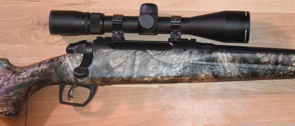 Remington 783 30-06 bolt action rifle 22" camo blued w/Nikon 3-9 scope-img-0