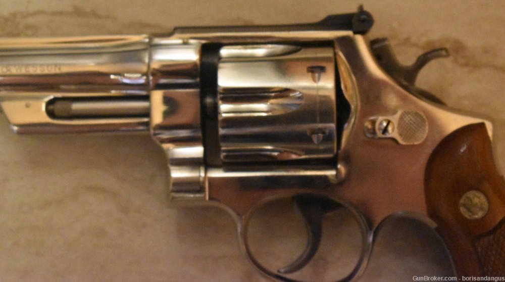 S&W Wesson Pre 27 .357 mag nickel 6" 1955-img-2