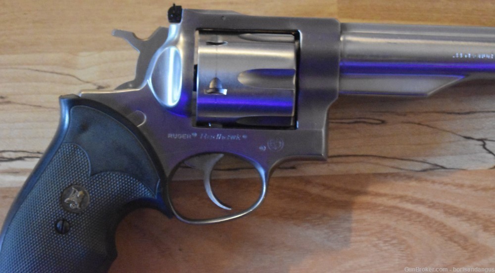 Ruger Redhawk .44 mag revolver SS 1988 7.5"-img-2
