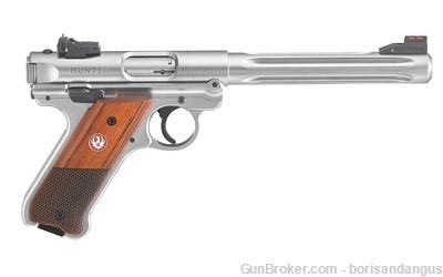 Ruger Mark IV Hunter .22lr semi-auto pistol SS NIB-img-0