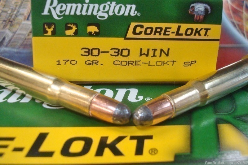 100 Remington .30-30 Core Lokt NEW 170 gr SP new ammo-img-2