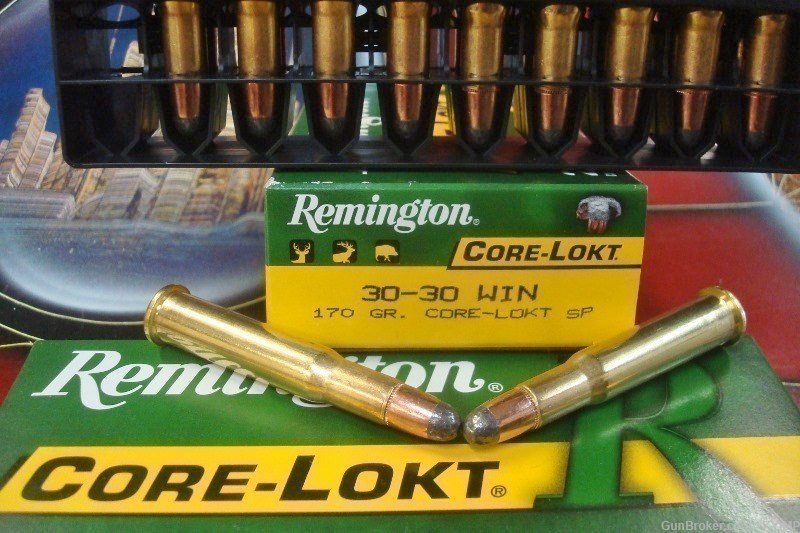 100 Remington .30-30 Core Lokt NEW 170 gr SP new ammo-img-0