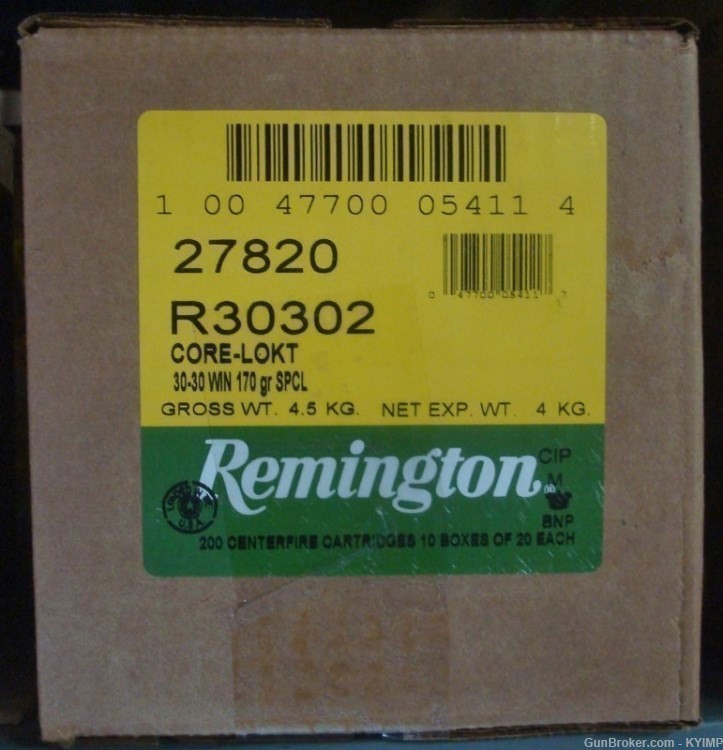 100 Remington .30-30 Core Lokt NEW 170 gr SP new ammo-img-4