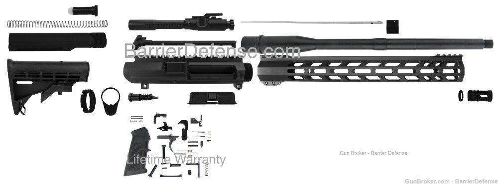 U-Build AR10 .308 16" Complete Rifle Kit AR-10-img-0
