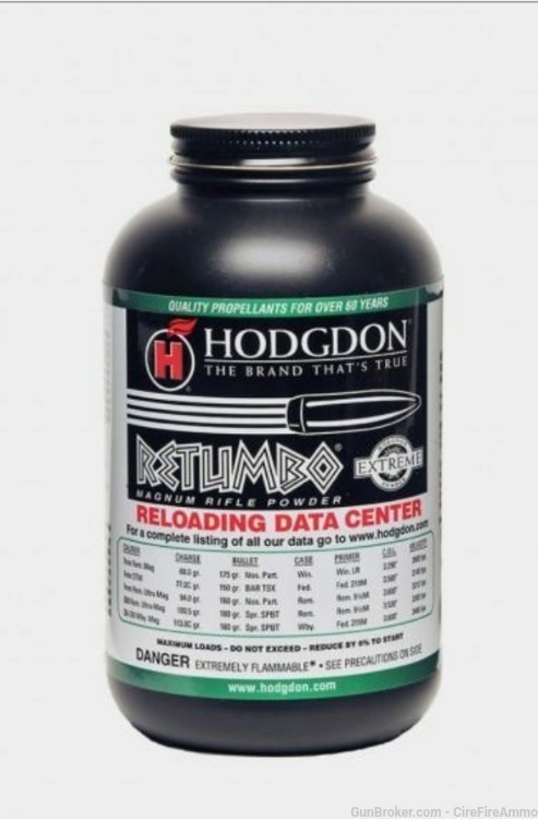 Retumbo Powder 1 pound (New) Hodgdon -img-0