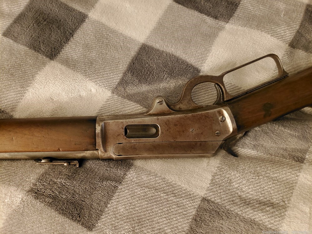Rare Marlin 1893 saddle ring trapper carbine-img-5
