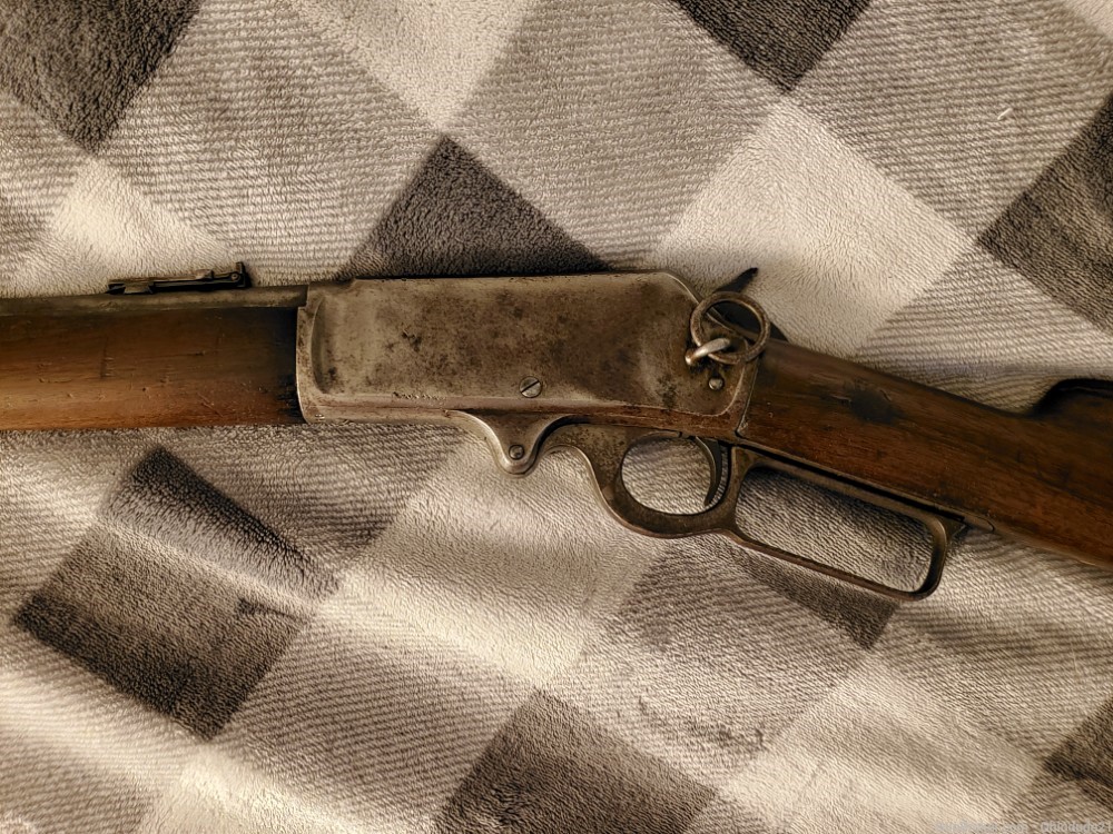 Rare Marlin 1893 saddle ring trapper carbine-img-2