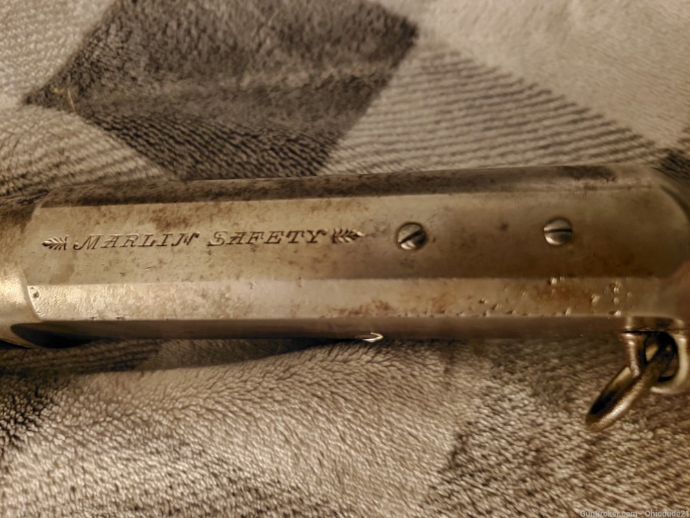Rare Marlin 1893 saddle ring trapper carbine-img-9