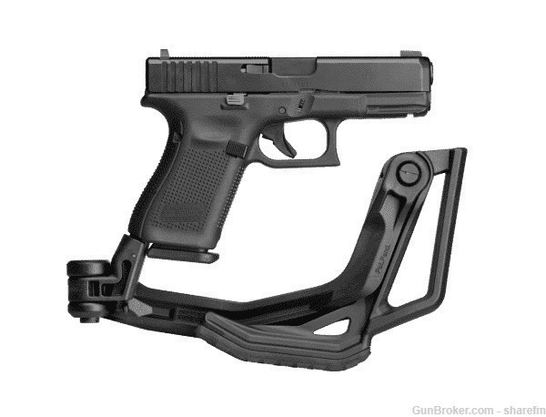 Fab Defense Cobra Glock Stock - Best Tactical Folding Stock For Glock - Tan-img-1